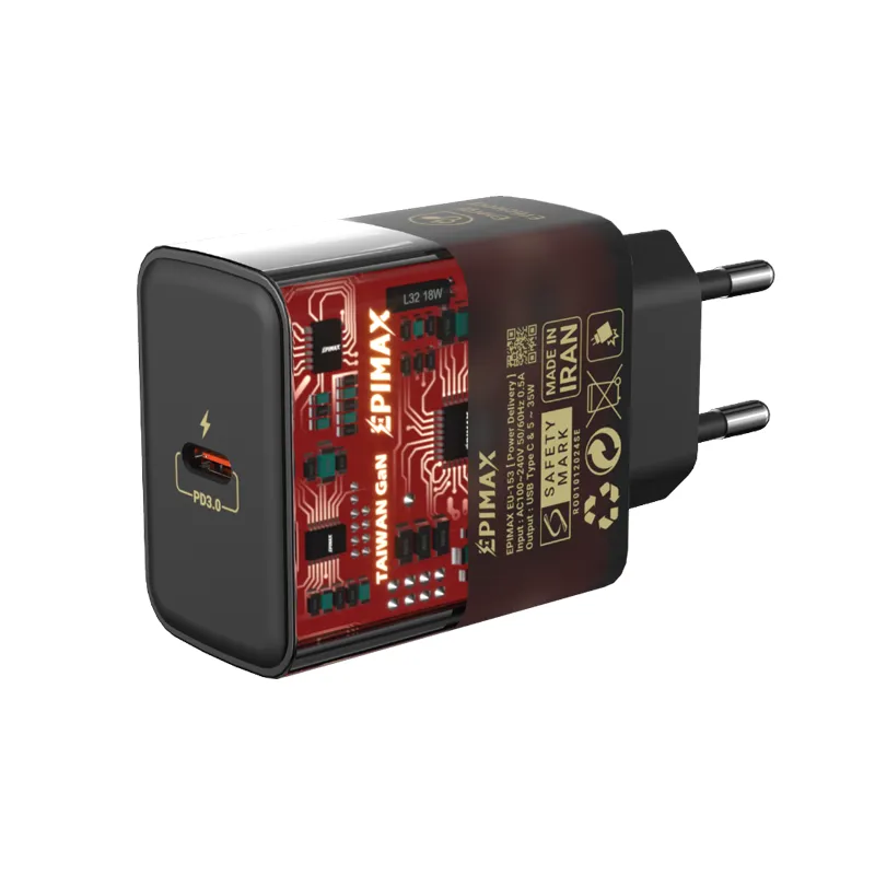 کلگی شارژر دیواری فست شارژ اپیمکس EPIMAX EU-80 35W