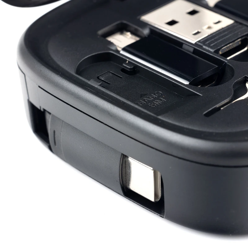کیت کابل شارژ و انواع تبدیل هیسکا مدل Hiska HR-02