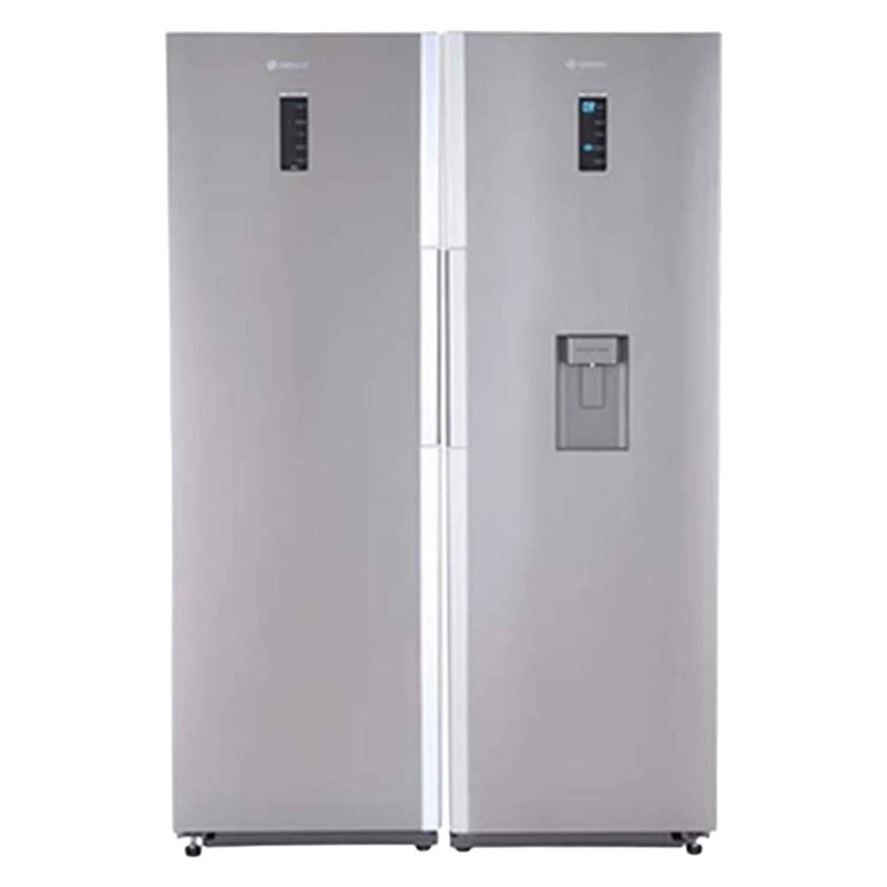 یخچال و فریزر دوقلو 38 فوت اسنوا - استیل مدل SRDi/SFDi-M210SS