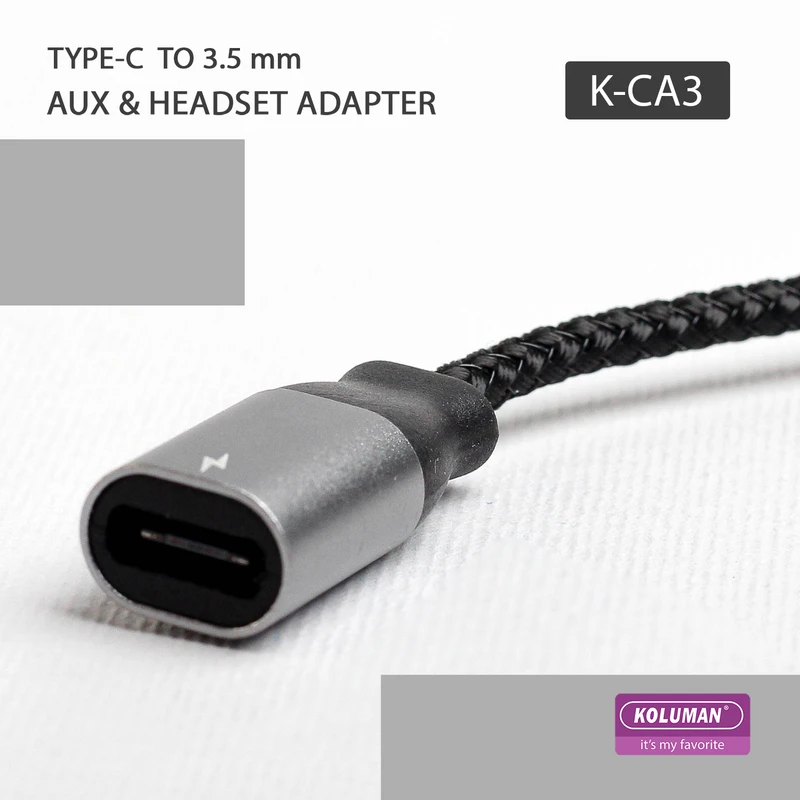 مبدل USB-C به USB-C / AUX کلومن مدل K - CA3