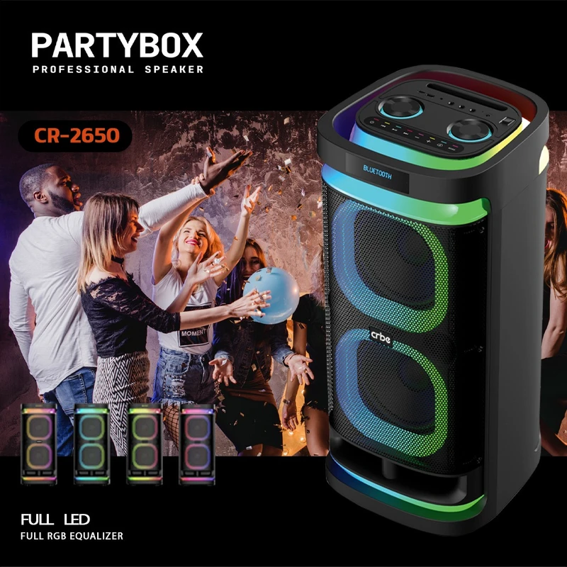 اسپیکر بلوتوثی قابل حمل کربی مدل CR-2650