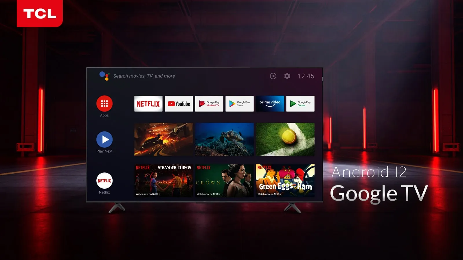 تلویزیون QLED UHD 4K هوشمند google TV تی سی ال مدل C655 سایز 65 اینچ