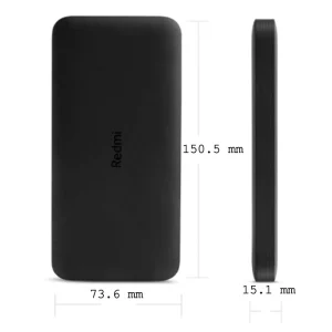 پاوربانک 10 وات شیائومی مدل Redmi PB100LZM ظرفیت 10000 میلی آمپر ساعت